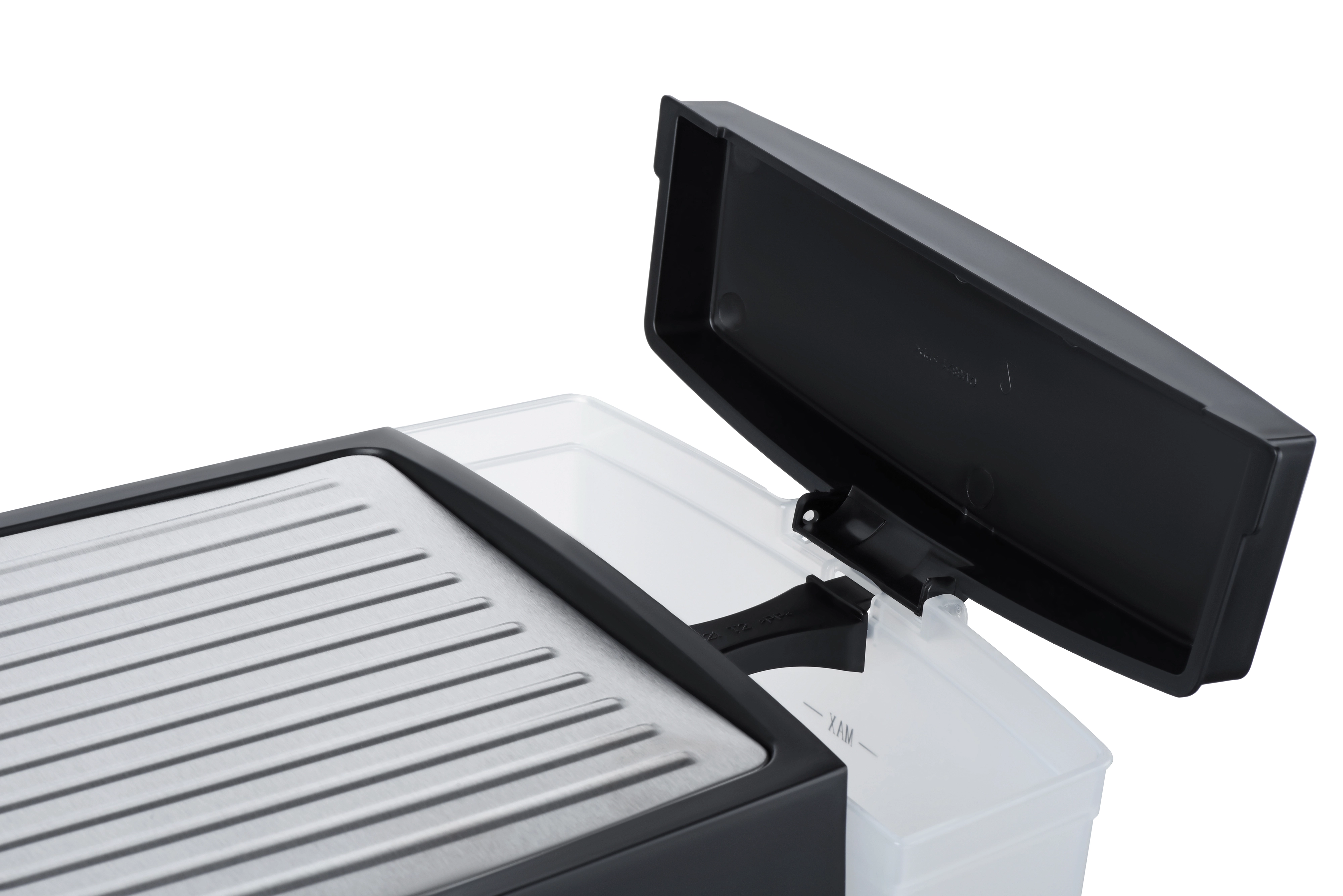 Кавоварка Ardesto ріжкова Steel Collection 1.6л, мелена, ручний капучинатор, сріблясто-чорний - 9