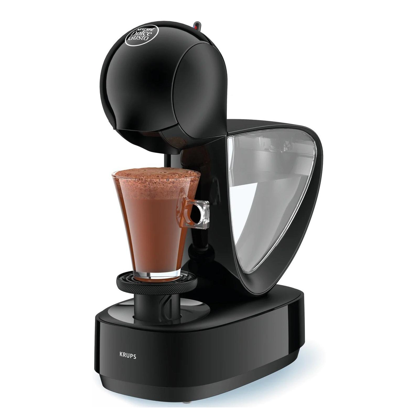 Кавоварка Krups капсульна Infinissima, 1.2л, капсули NESCAFE Dolce Gusto, чорний - 8
