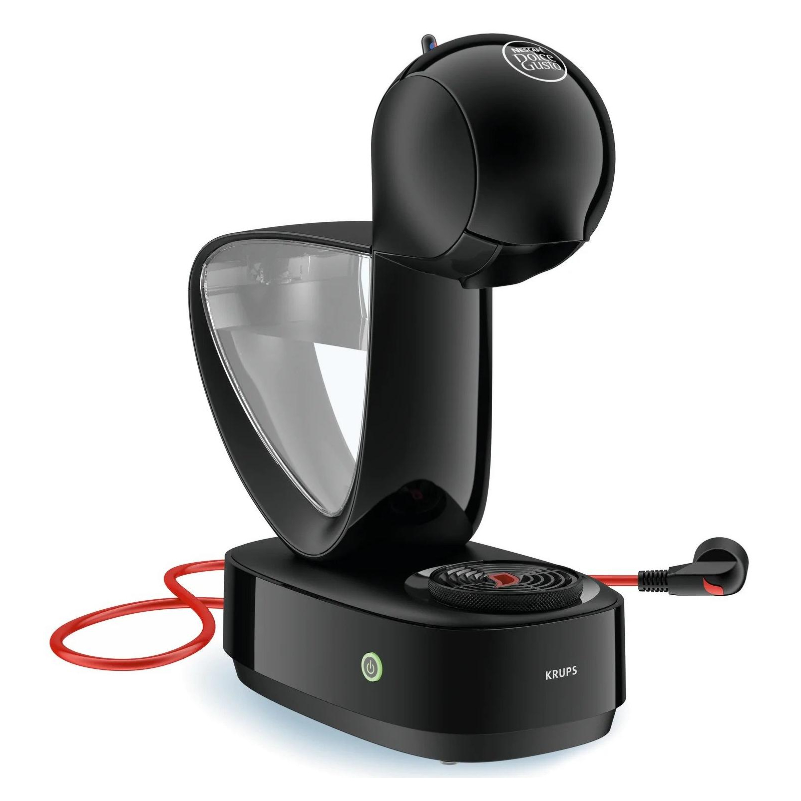 Кавоварка Krups капсульна Infinissima, 1.2л, капсули NESCAFE Dolce Gusto, чорний - 6
