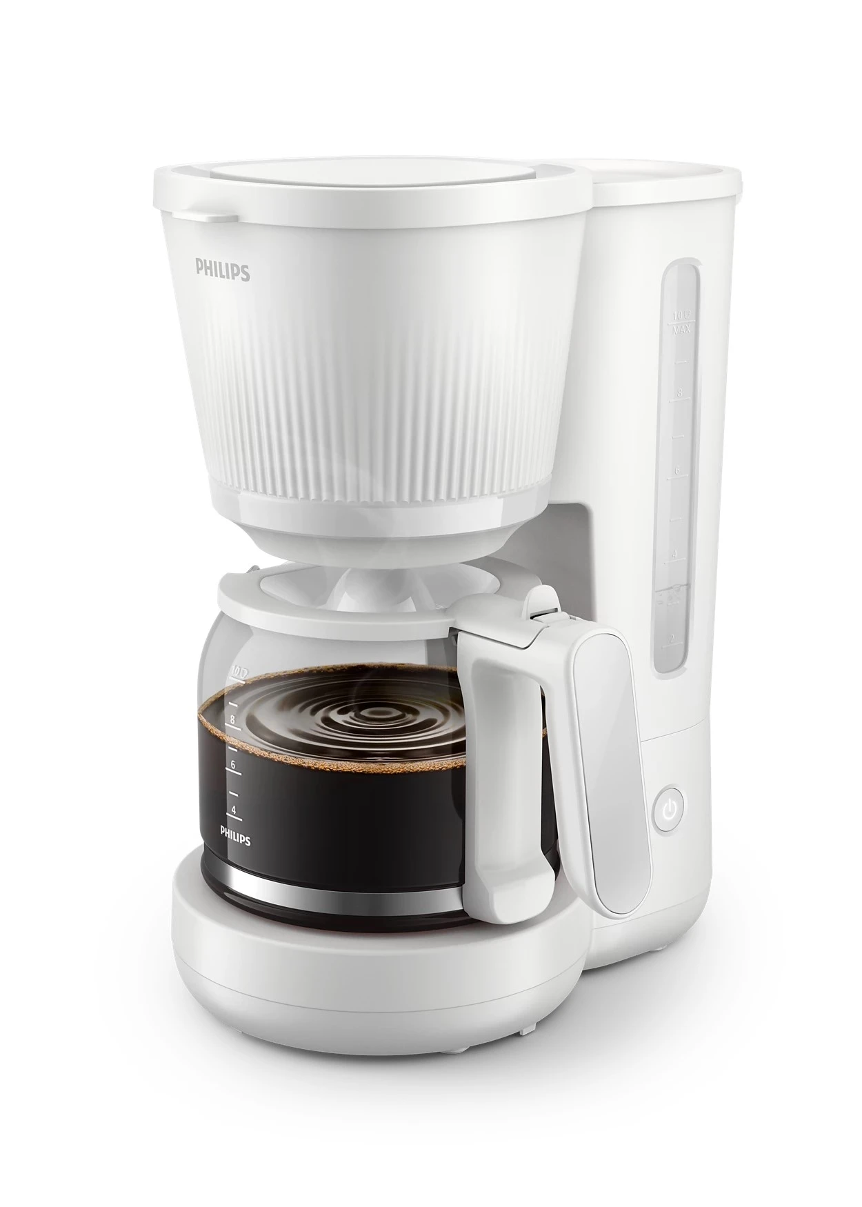 Кавоварка Philips крапельна 3000 Series, 1.38л, мелена, підтримка температури, білий