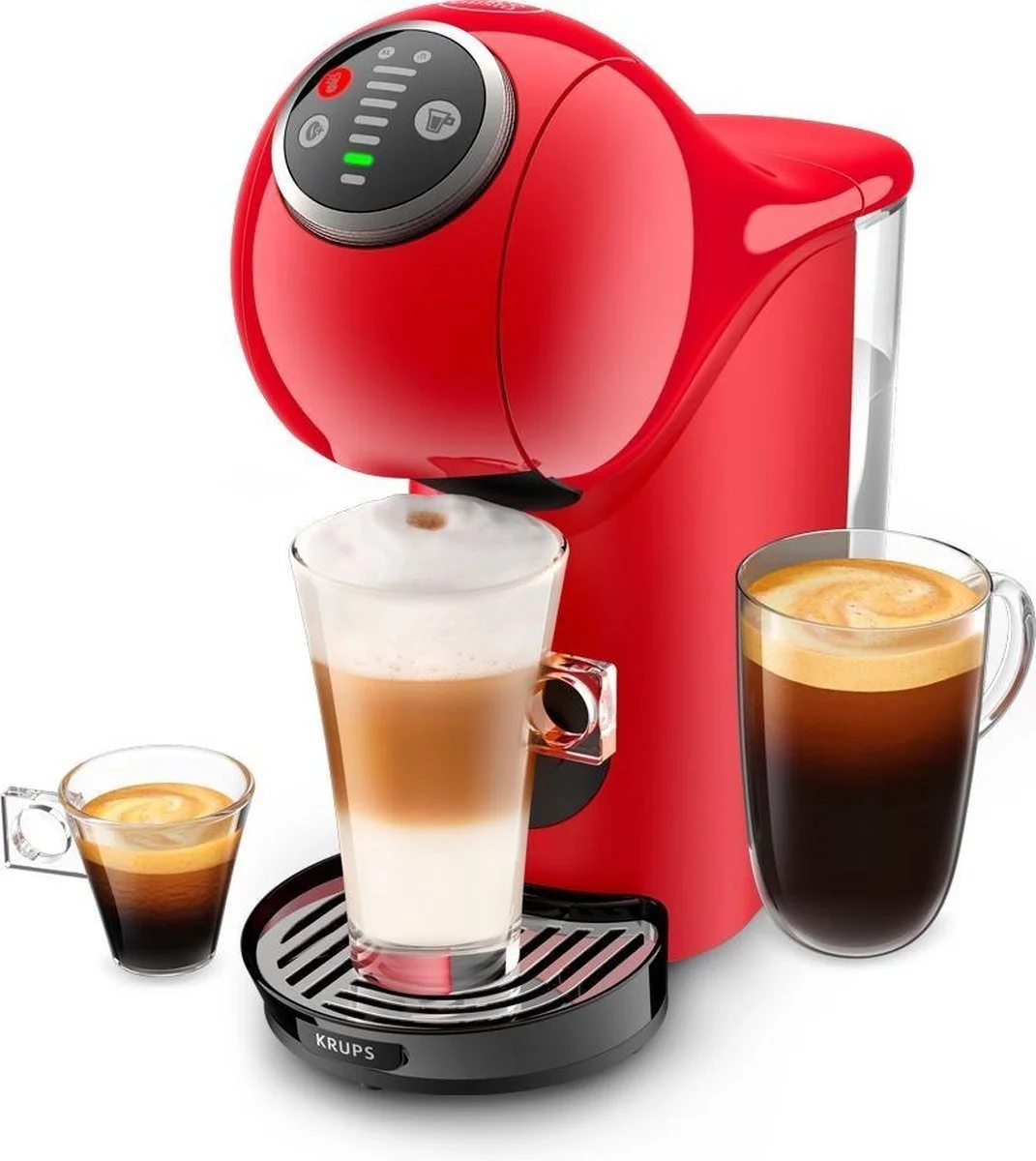 Кавоварка Krups капсульна Dolce Gusto Genio S Plus 0.8л, капсули, сенcорне керування, червоний - 3