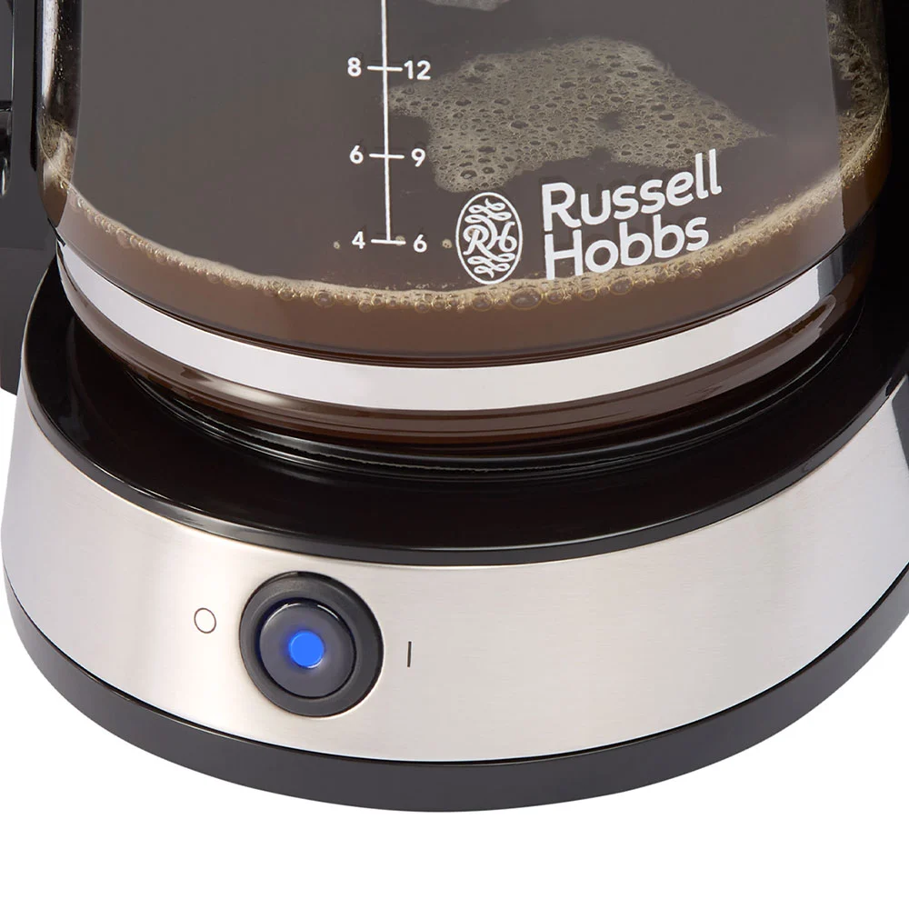 Кавоварка Russell Hobbs Heaton, 1.25л, мелена, чорно-срібний - 2