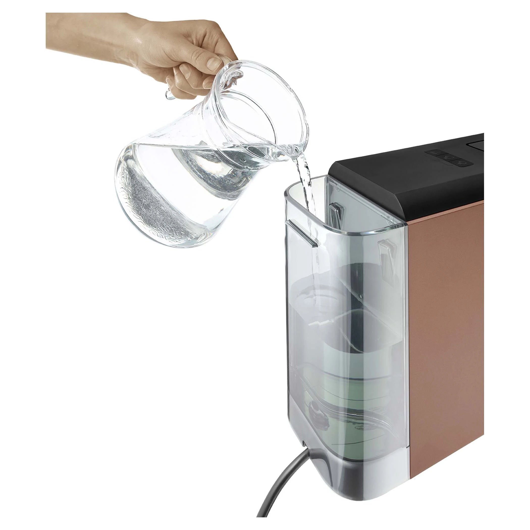 Кавоварка Catler капсульна Porto 0.8л, капсули, мелена кава, механічне керування, чорно-мідний - 8