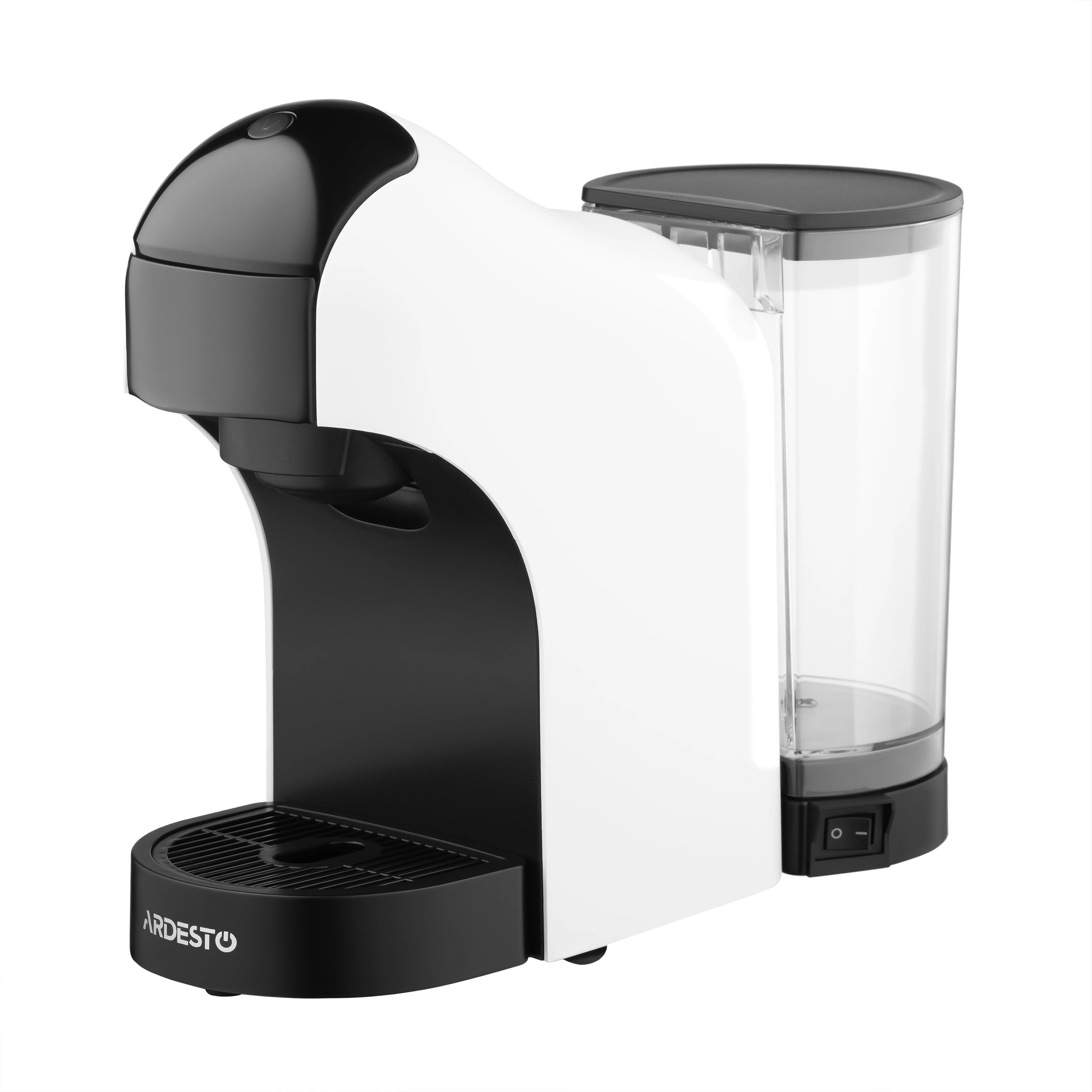 Кавоварка Ardesto капсульна, 0.8л,  капсули Nespresso, Nescafe Dolce Gusto, мелена кава, сенсорне ке