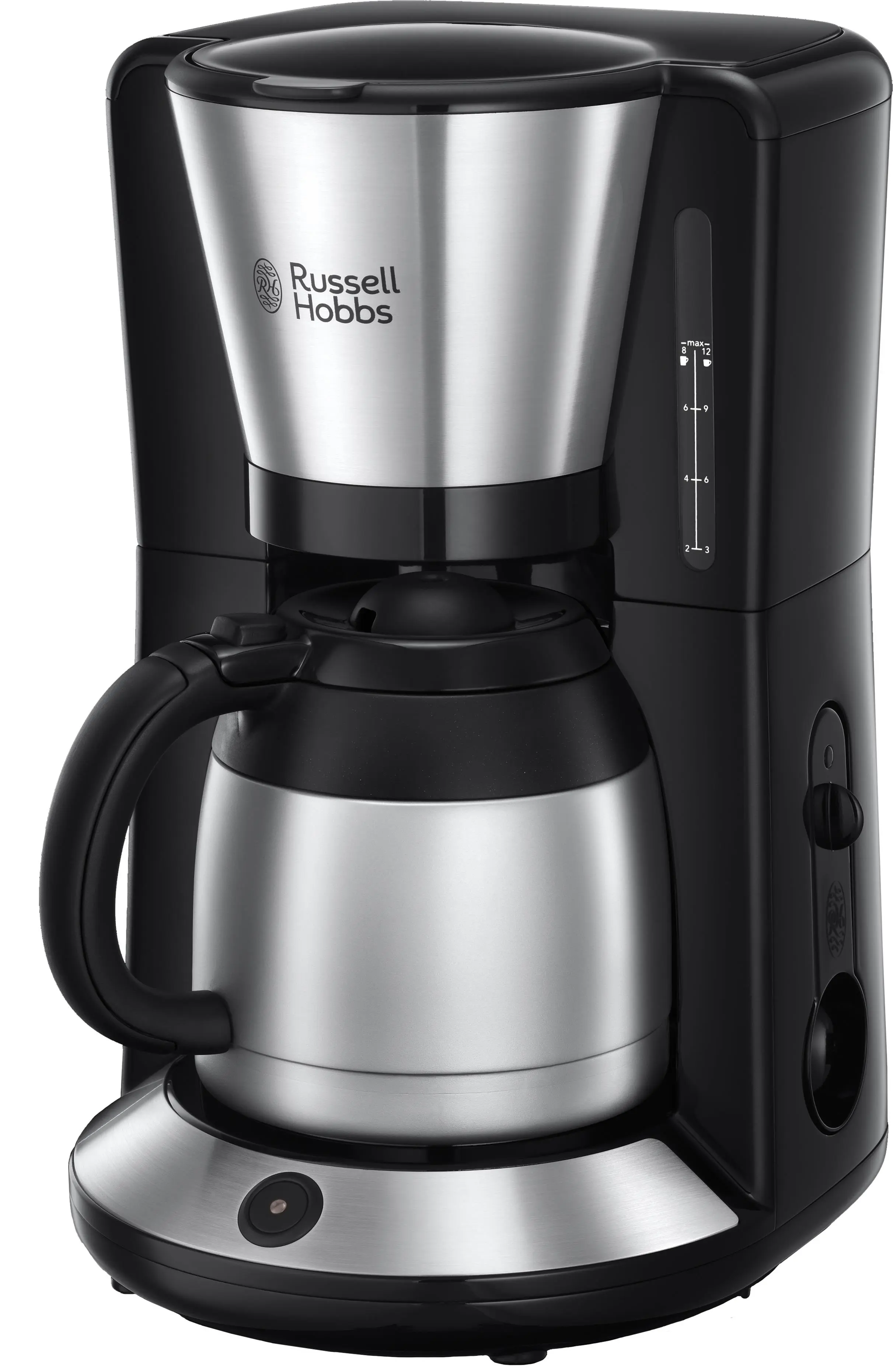 Кавоварка Russell Hobbs крапельна Adventure, 1л, мелена, чорно-сріблястий