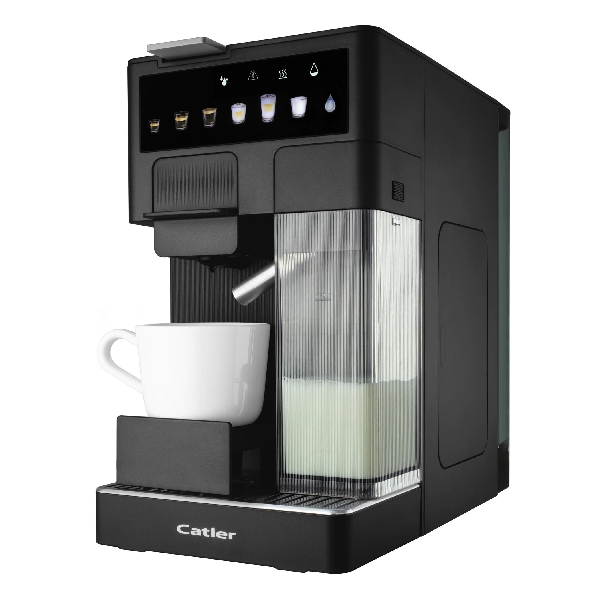 Кавоварка Catler капсульна Renzo 1.6л, капсули, мелена кава, сенсорне керування, автоматичний капучи - 2