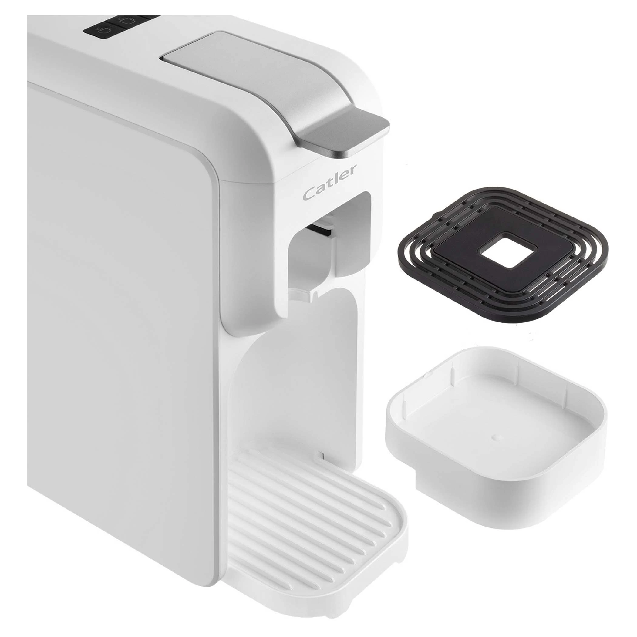 Кавоварка Catler капсульна Porto 0.8л, капсули, мелена кава, механічне керування, білий - 5