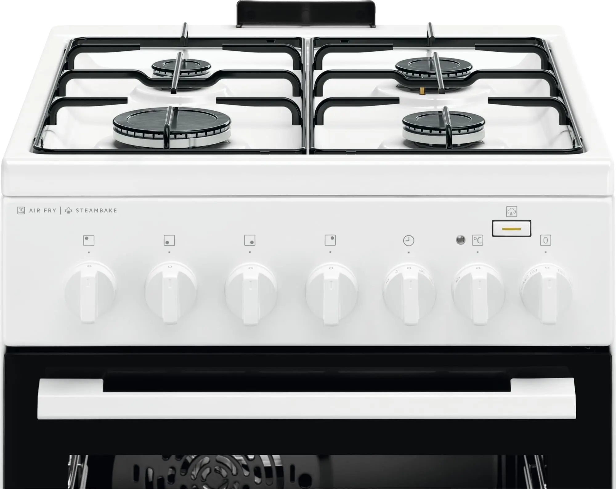 Плита Electrolux комбинированная, 58л, 50x60см, конвекция, пар, белый - 2