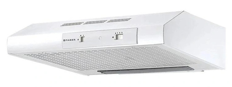 Вытяжка Faber плоская, 60см, 493м.куб/ч, 741 Base W A60, белый