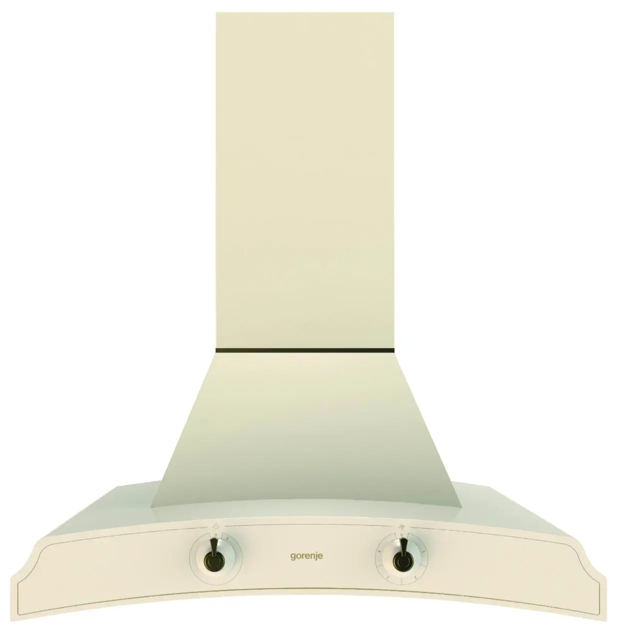 Вытяжка Gorenje купольная, 60см, 621м3ч, бежевый