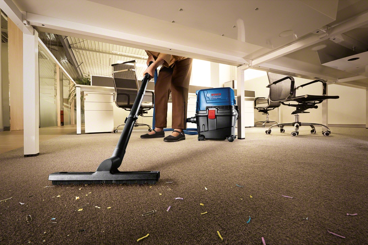 Пилосос професійний Bosch GAS 15 PS, 1100Вт, 220мБар, контейнер 15л, 8кг - 2