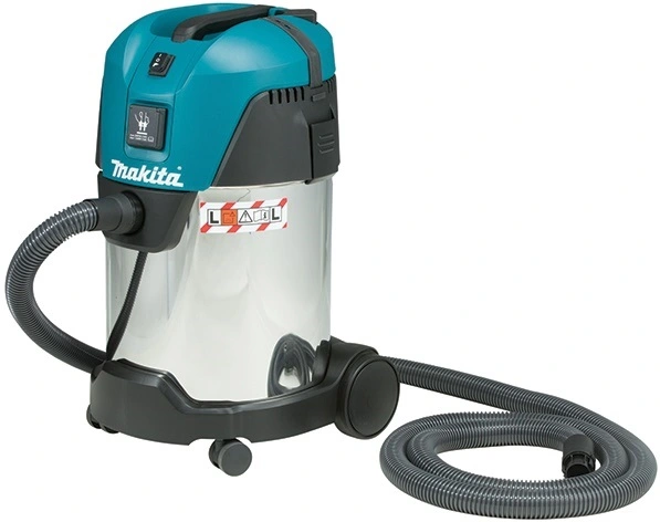 Пилосос професійний Makita VC3011L, 1000Вт, 210мБар, контейнер 30л, розетка 2600Вт, 10,5кг