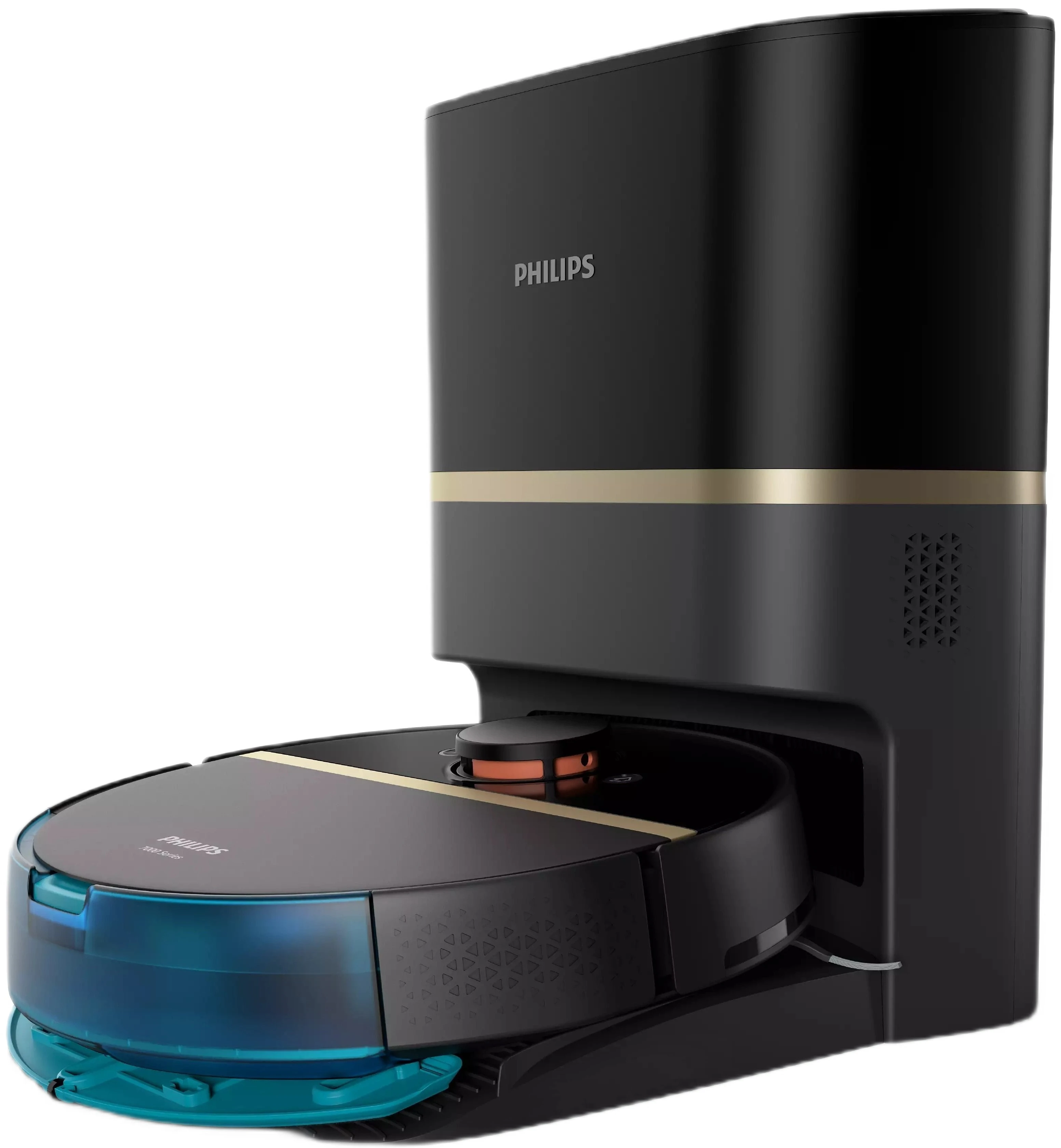 Робот-пилосос Philips Series 7000 , h=35см, вологе прибирання, контейнер -0,26л, вода -0,24л, автон,