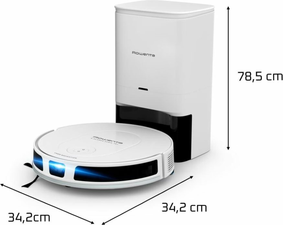 Робот-пилосос Rowenta миючий X-Plorer Serie 70+ Total Care, 2500ПаВт, h=7,8см, 0,3л, контейнер -0,4л - 2
