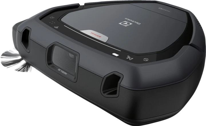Робот-пилосос Electrolux, h=8,5см, контейнер -0,7л, автономія до 60хв, лазер, камера, сірий - 2