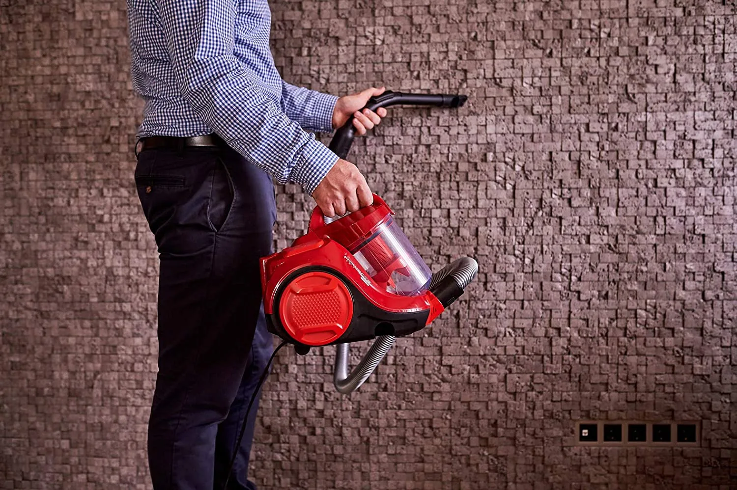 Пилосос Rowenta контейнерний Swift Power Cyclonic, 750Вт, контейнер -1,2л, НЕРА, червоний - 2