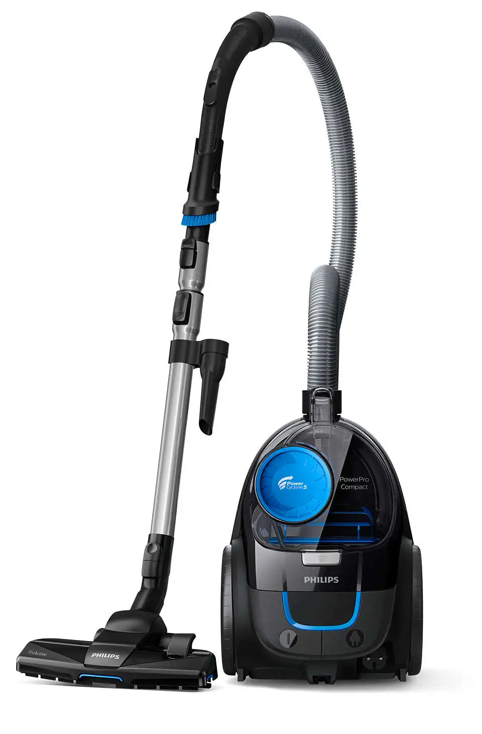 Пилосос Philips контейнерний PowerPro Compact, 900Вт, контейнер -1,5л, НЕРА13, чорний
