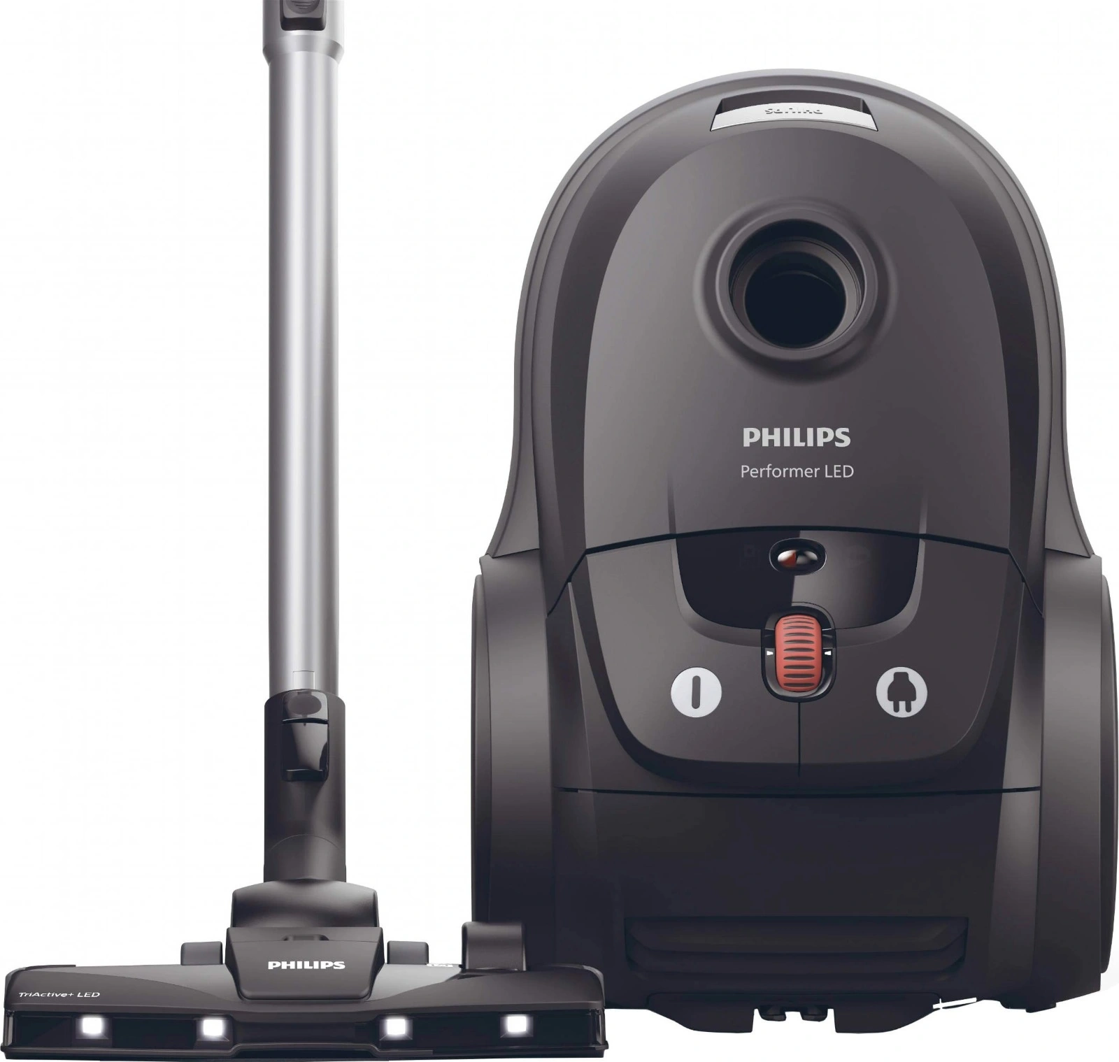 Пилосос Philips мішковий Series 8000, 900Вт, контейнер -4л, НЕРА 13, чорний - 2