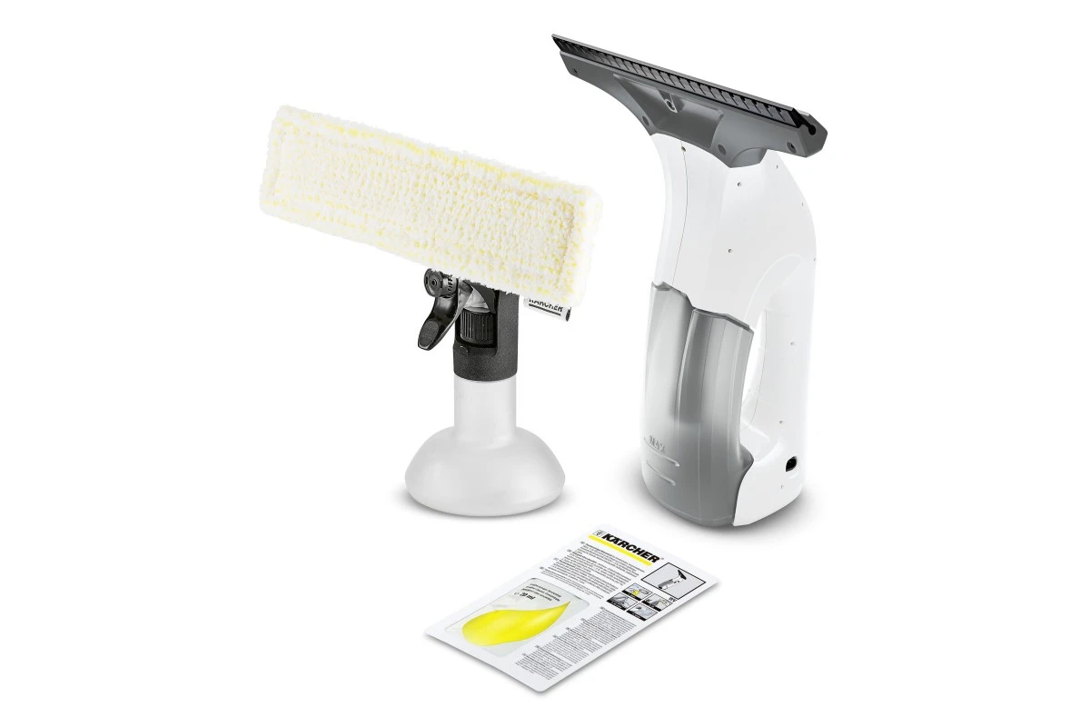 Пилосос Karcher віконний WV 1 Plus, вода -0,1л, автономія до 25хв, вага-0,5кг, білий