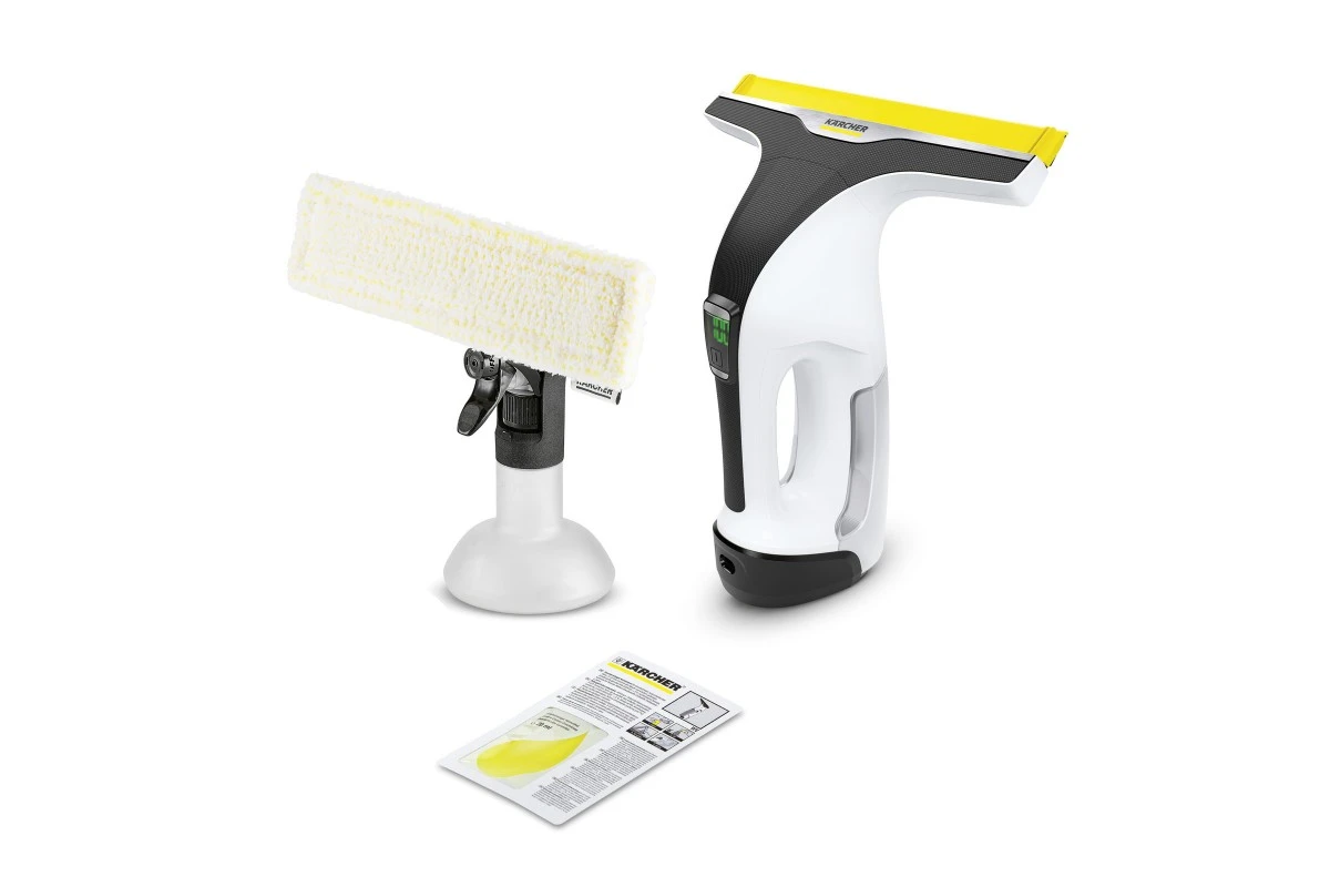 Пилосос Karcher віконний WV 6 Plus, вода -0,15л, автономія до 100хв, вага-0,76кг, білий