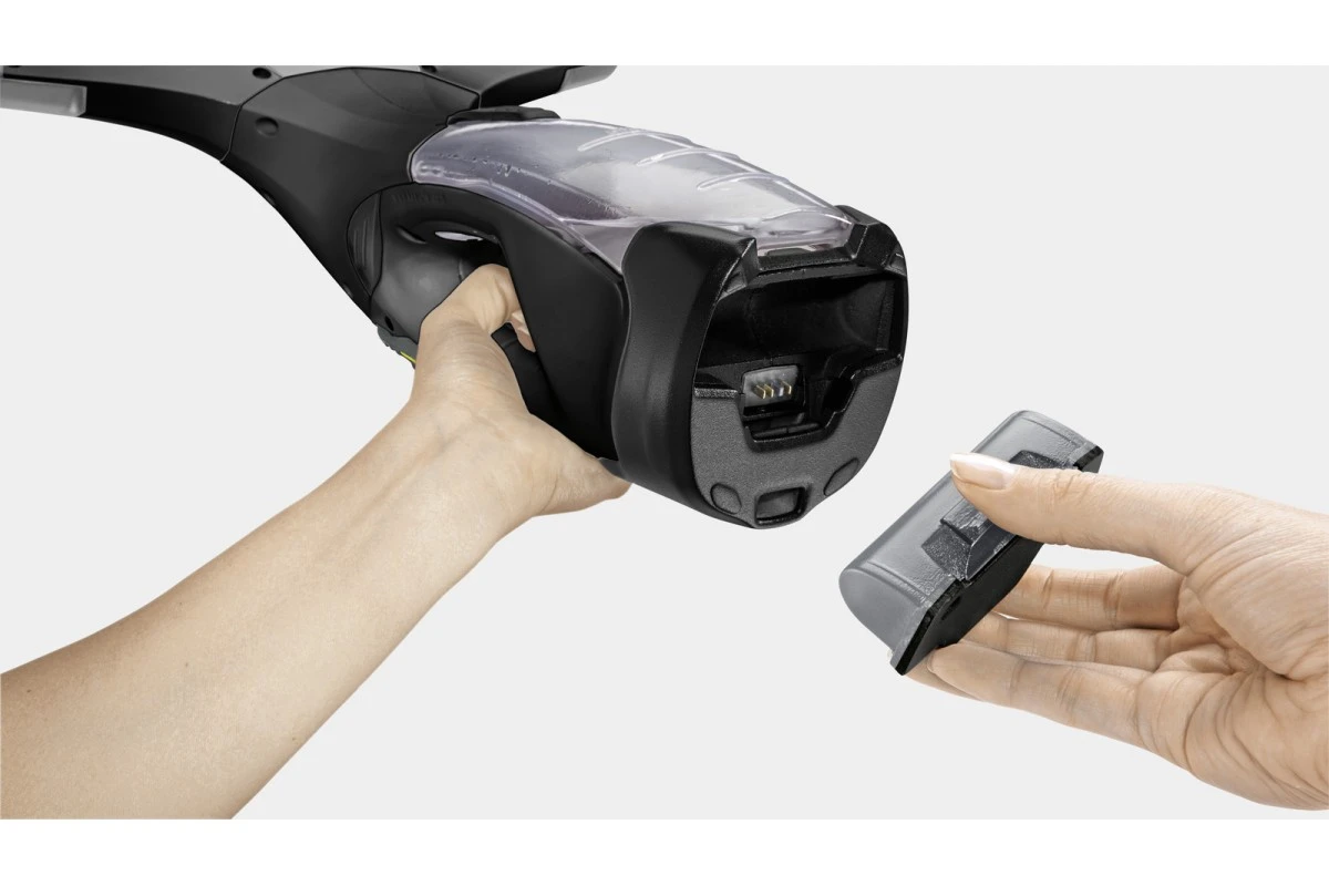 Пилосос Karcher віконний WV 5 Plus, вода -0,1л, автономія до 35хв, вага-0,7кг, чорний