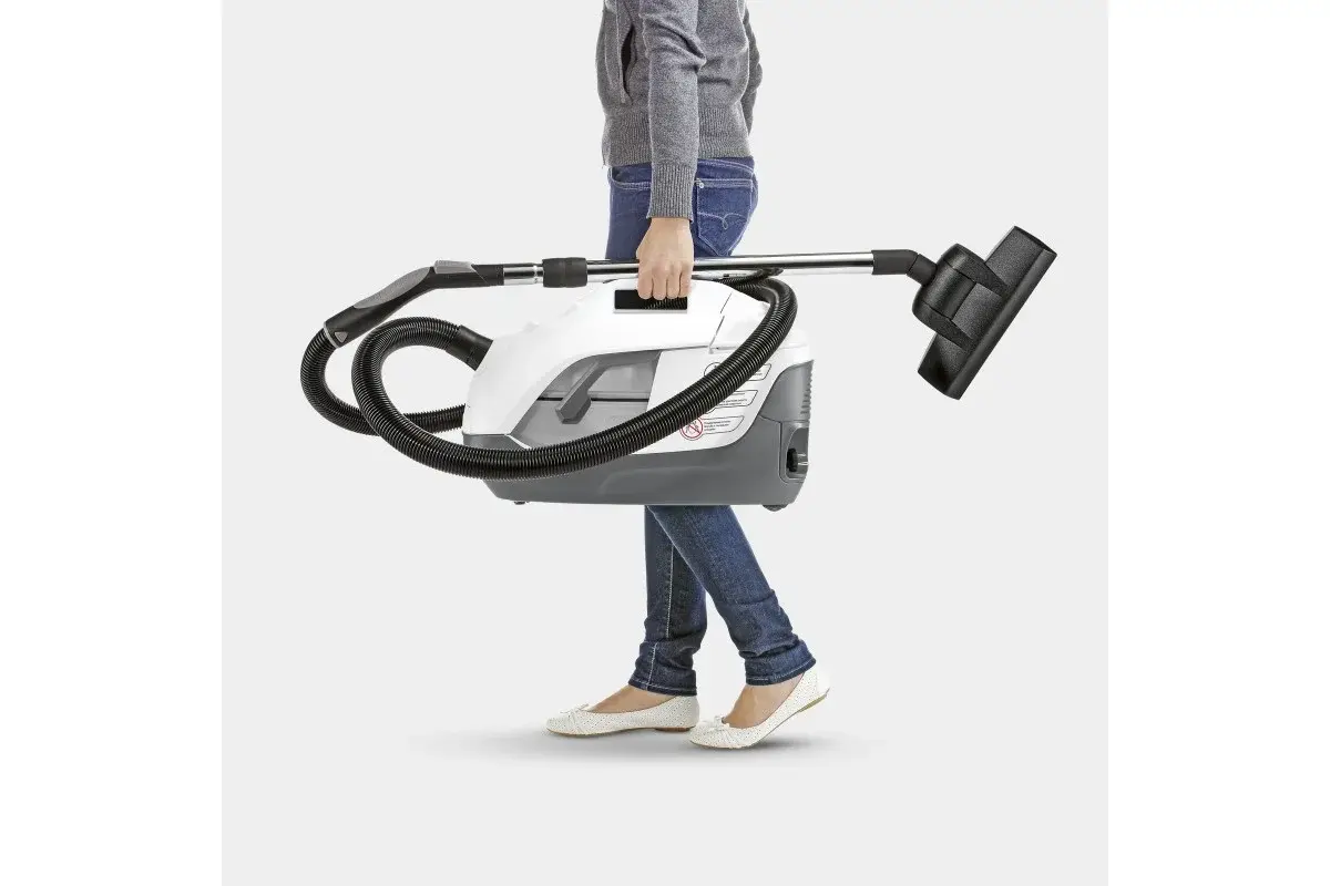 Пилосос Karcher миючий DS 6 Plus, 650Вт, контейнер -0,6л, вода -2 л, НЕРА, білий - 2