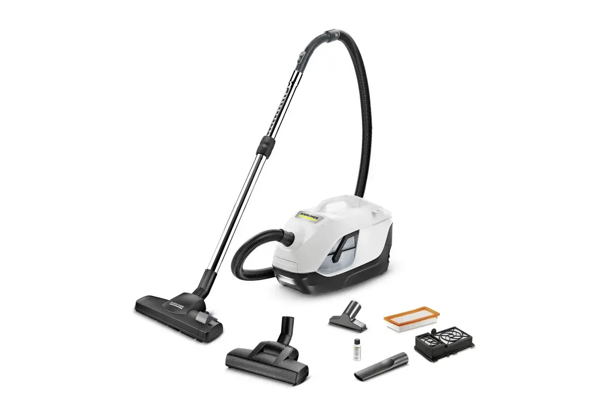 Пилосос Karcher миючий DS 6 Plus, 650Вт, контейнер -0,6л, вода -2 л, НЕРА, білий