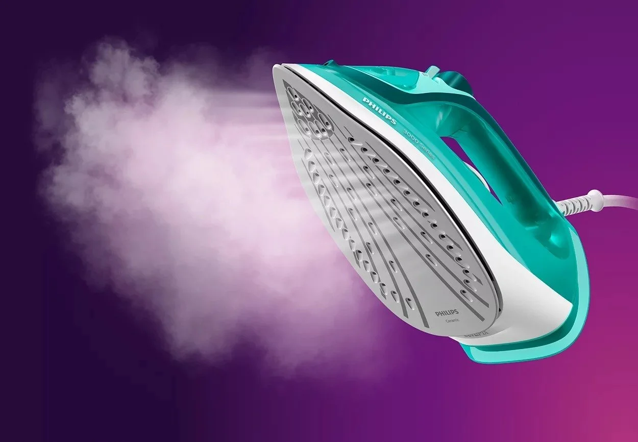 Праска Philips 3000 series, 2400Вт, 300мл, паровий удар -180гр, постійна пара - 40гр, керамічна підо - 2