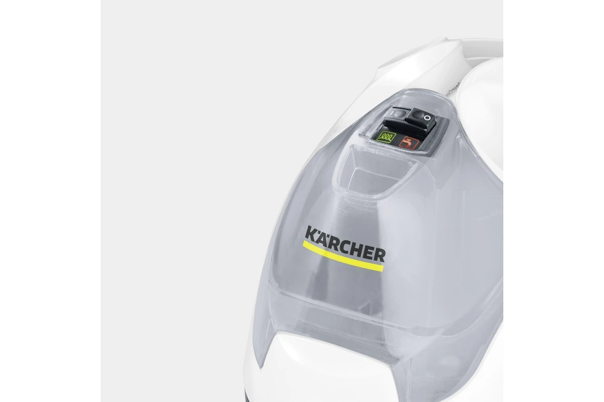 Пароочисник Karcher SC 4 EasyFix Iron, 2000Вт, 800мл, 3,5Бар, праска в компл, біло-чорний - 2