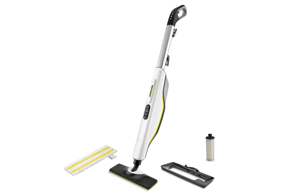 Пароочисник Karcher SC 3 Upright, 1900Вт, 1000мл, 3,5Бар, (парова швабра), білий