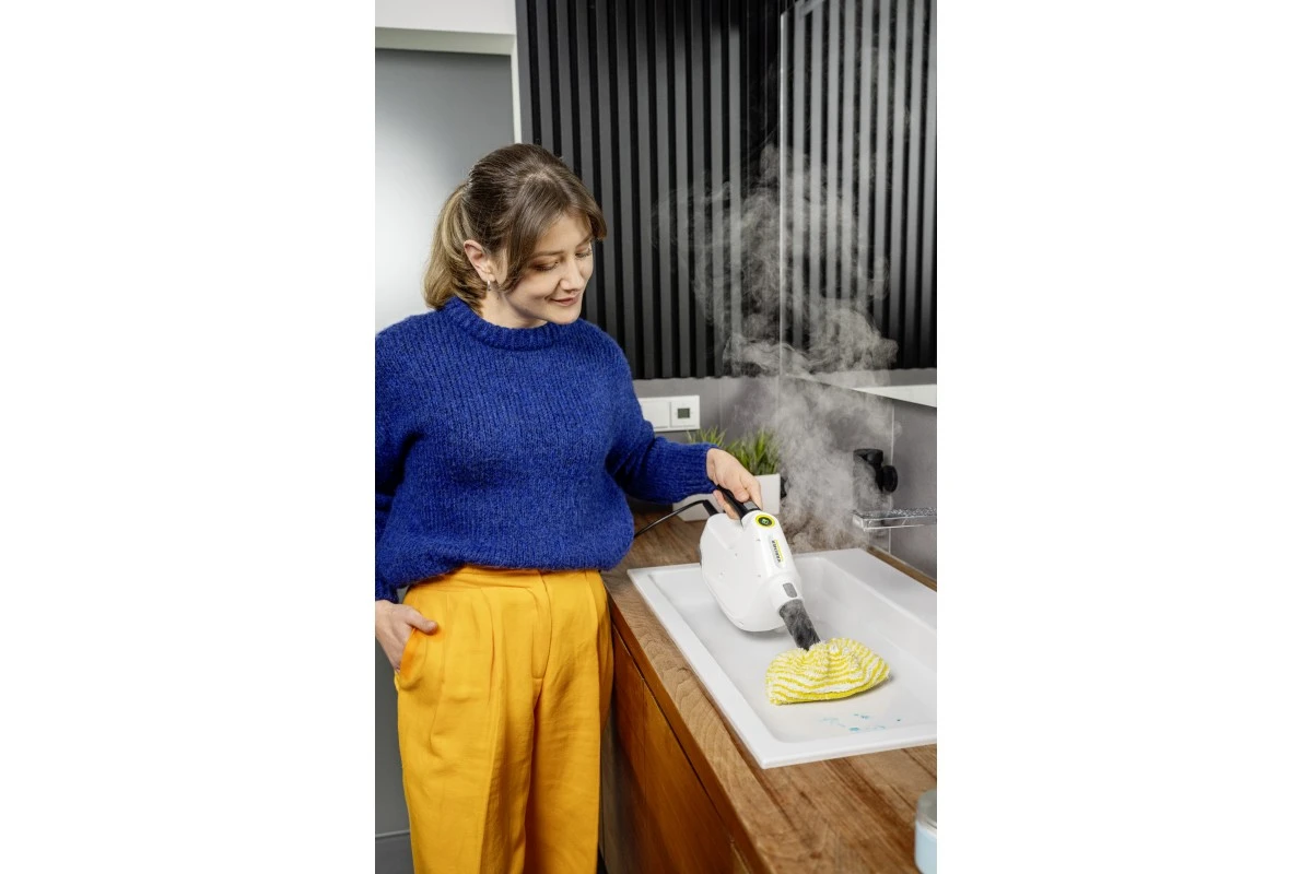 Пароочисник Karcher SC 1 Multi Comfort, 1300Вт, 200мл, білий - 2