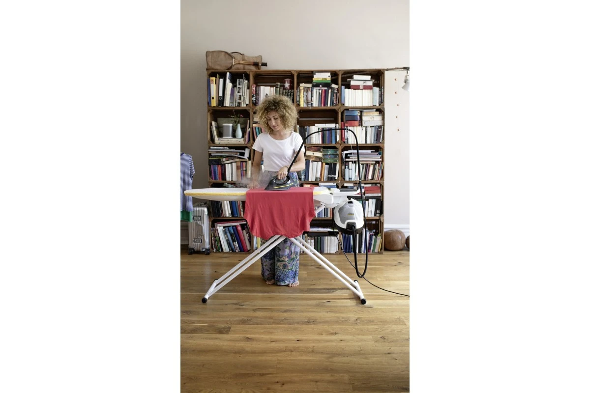 Пароочисник Karcher SI 4 EasyFix Iron, 2000Вт, 800мл, 3,5Бар, глад,дошка, праска, швабра, білий - 2