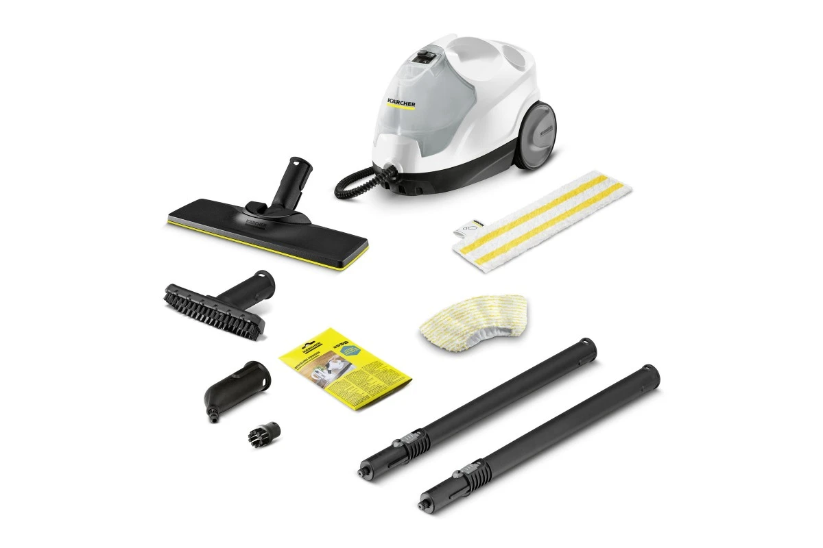 Пароочисник Karcher SC 4 EasyFix, 2000Вт, 800мл, 3,5Бар, білий