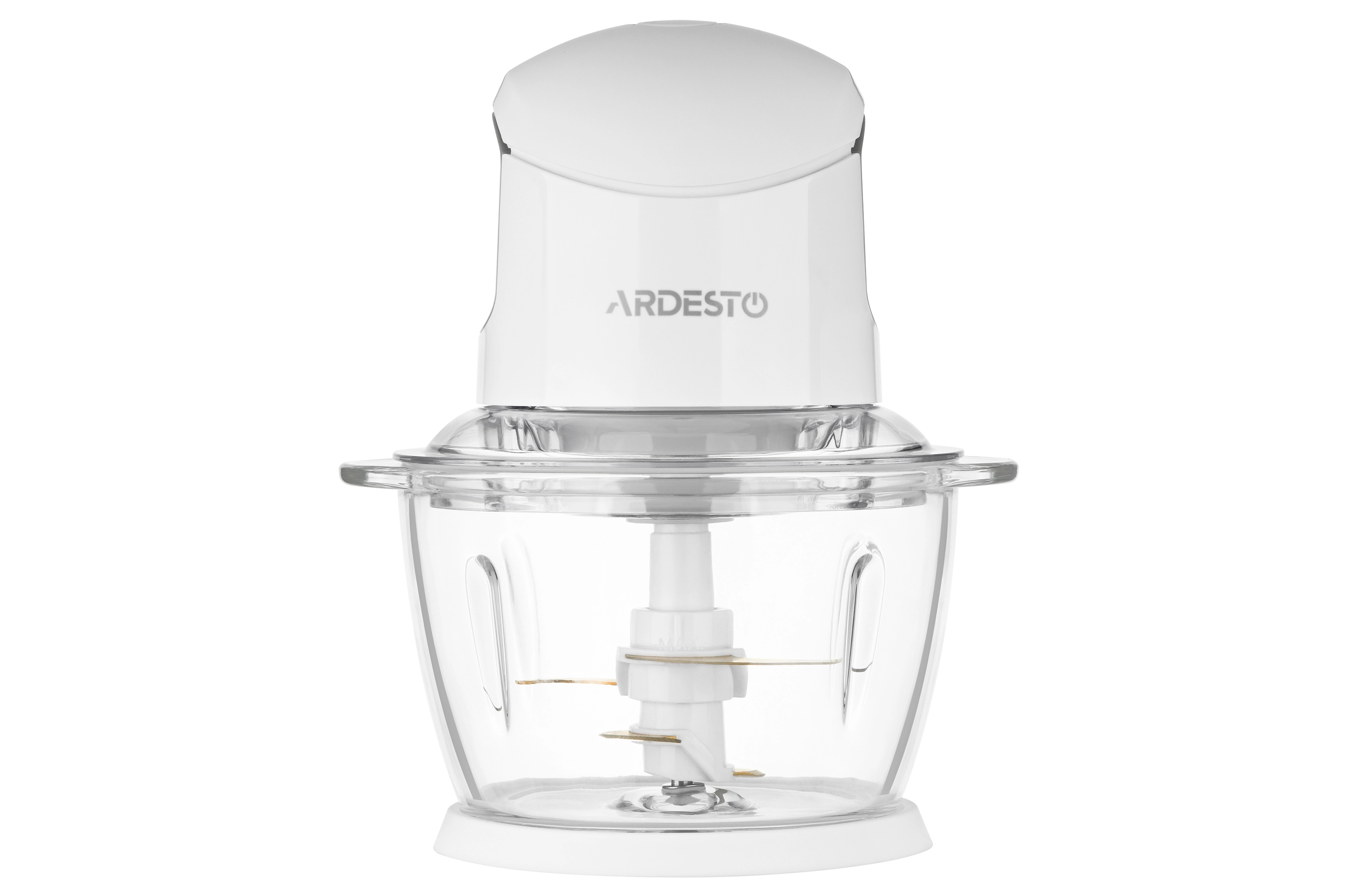 Подрібнювач Ardesto, 400Вт, чаша-1000мл, скло, корпус-пластик, білий