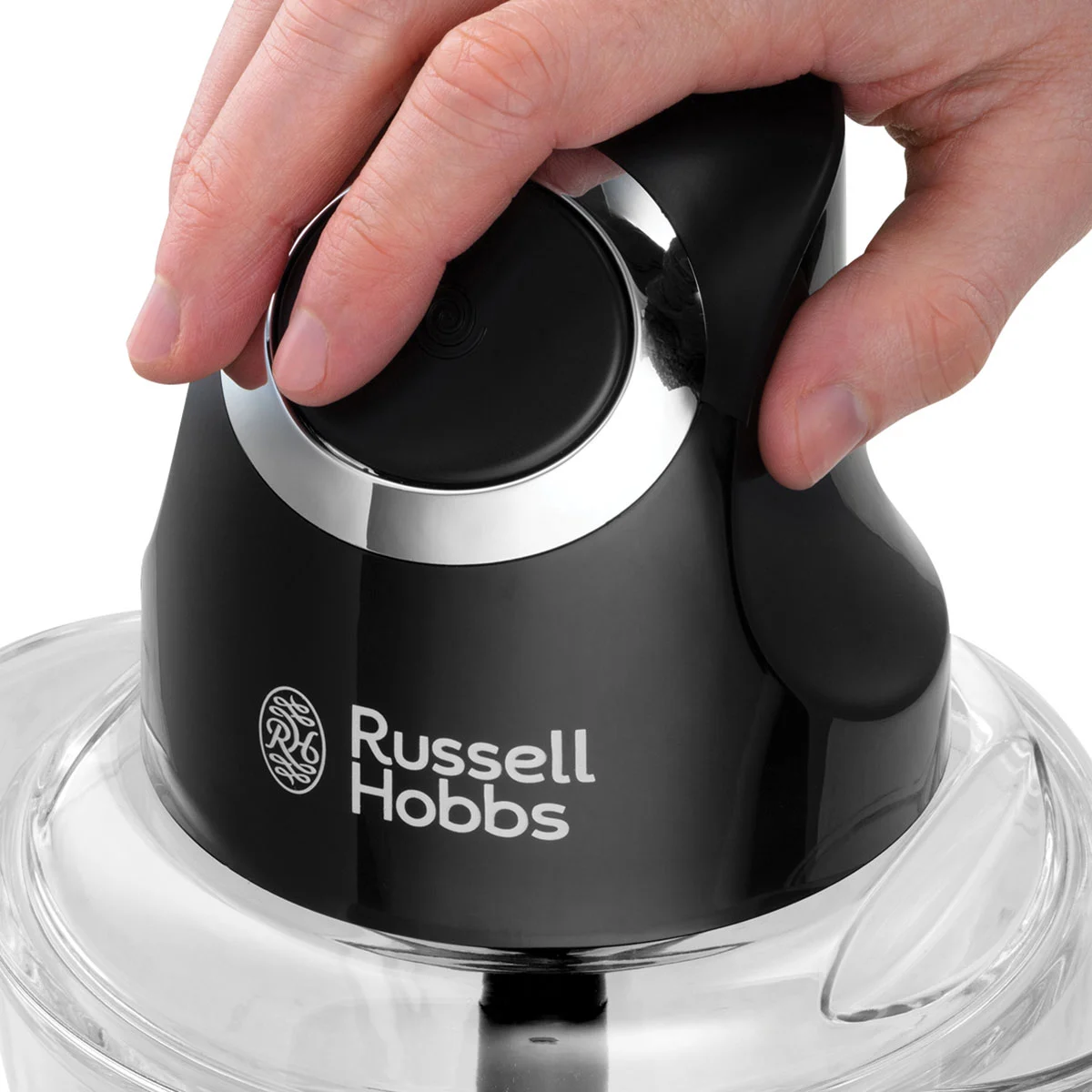 Подрібнювач Russell Hobbs Matte Black, 200Вт, чаша-500мл, скло, корпус-пластик, чорний - 6