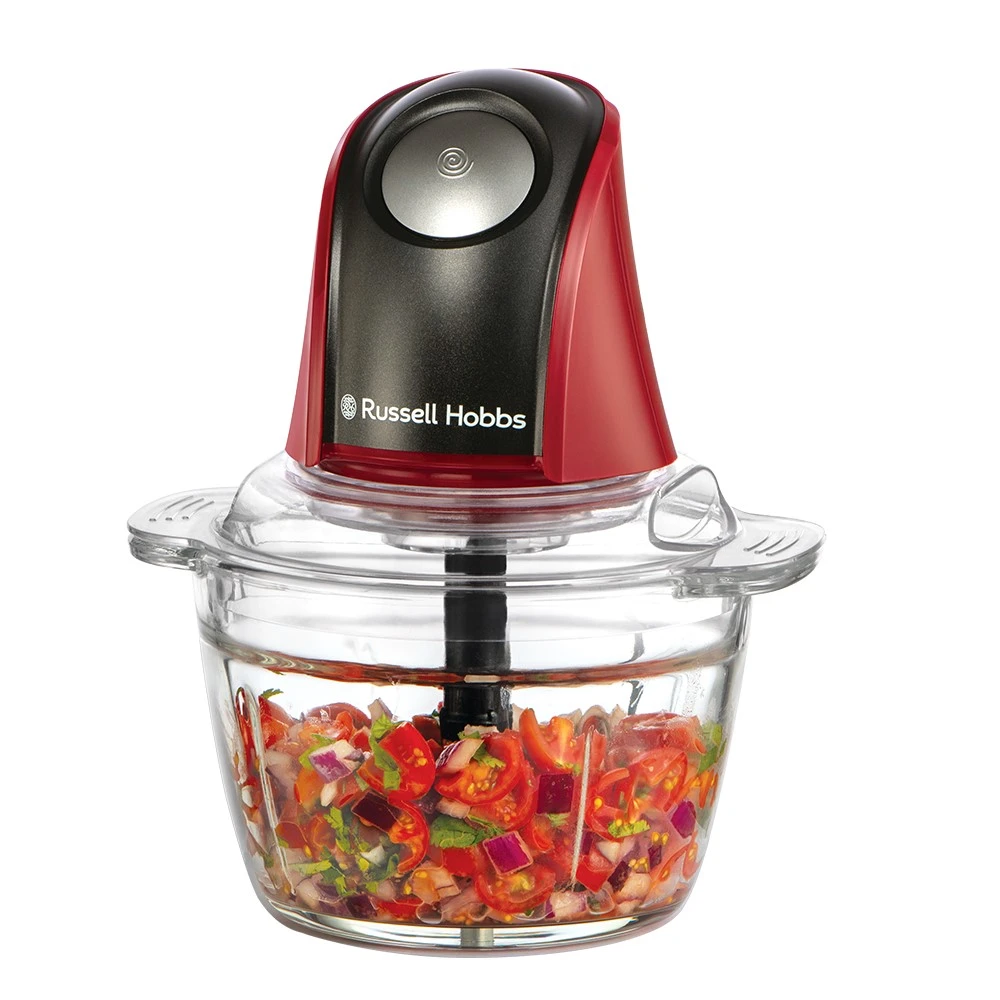 Подрібнювач Russell Hobbs Desire Red, 200Вт, чаша-500мл, скло, корпус-пластик, червоний - 2