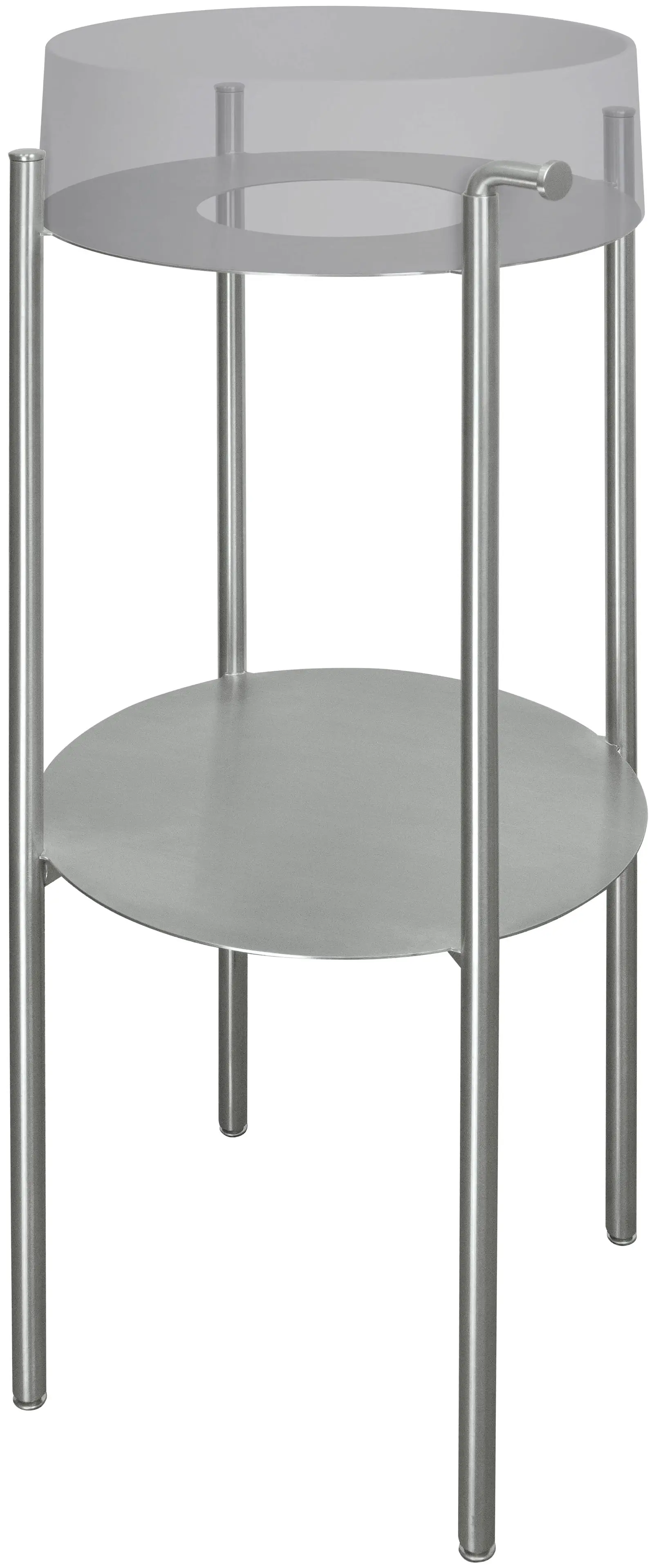 Консоль Deante Silia під раковину, окремо стояча, матова сталь