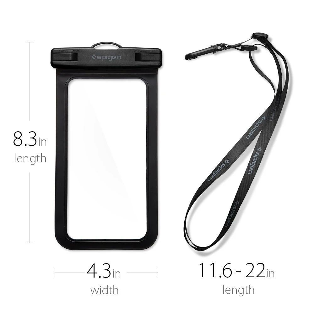 Чохол Spigen Velo A600 Universal Waterproof (4.01x7.08"), Black - 2