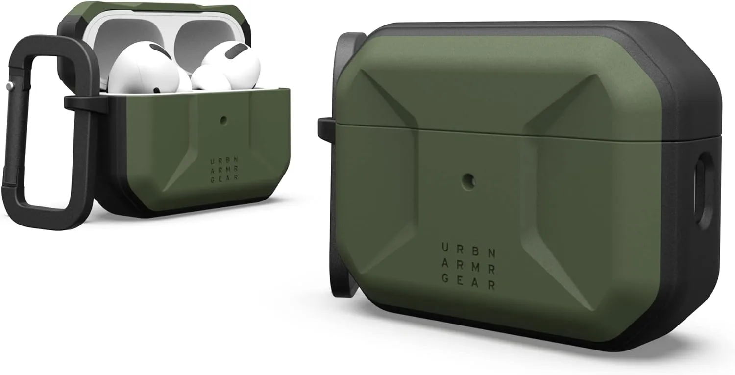 Чохол UAG для AirPods Pro (Gen 2, 2022), Civilian, Olive Drab - 2