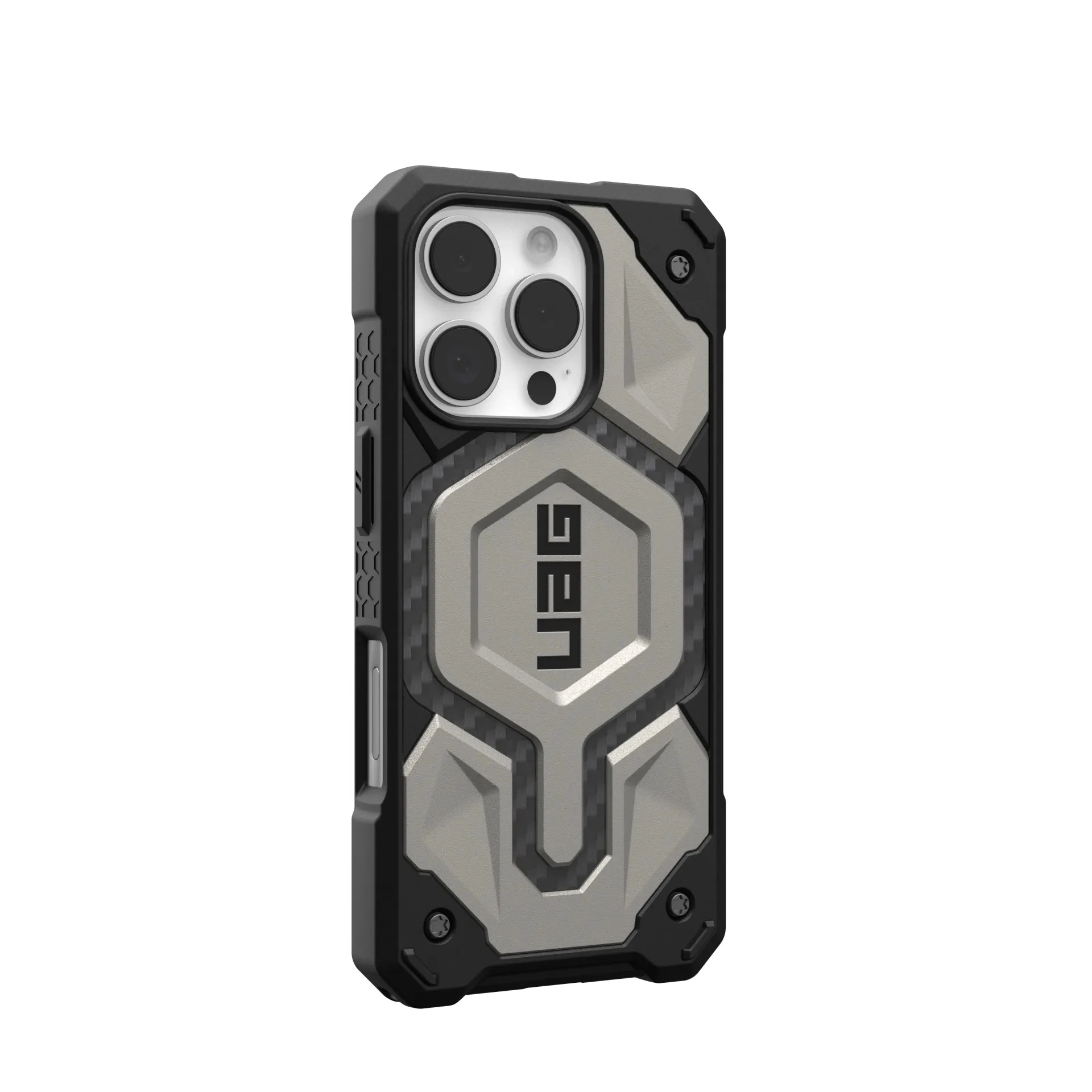 Чохол UAG для iPhone 16 Pro, Monarch Pro Magsafe, Titanium - 2