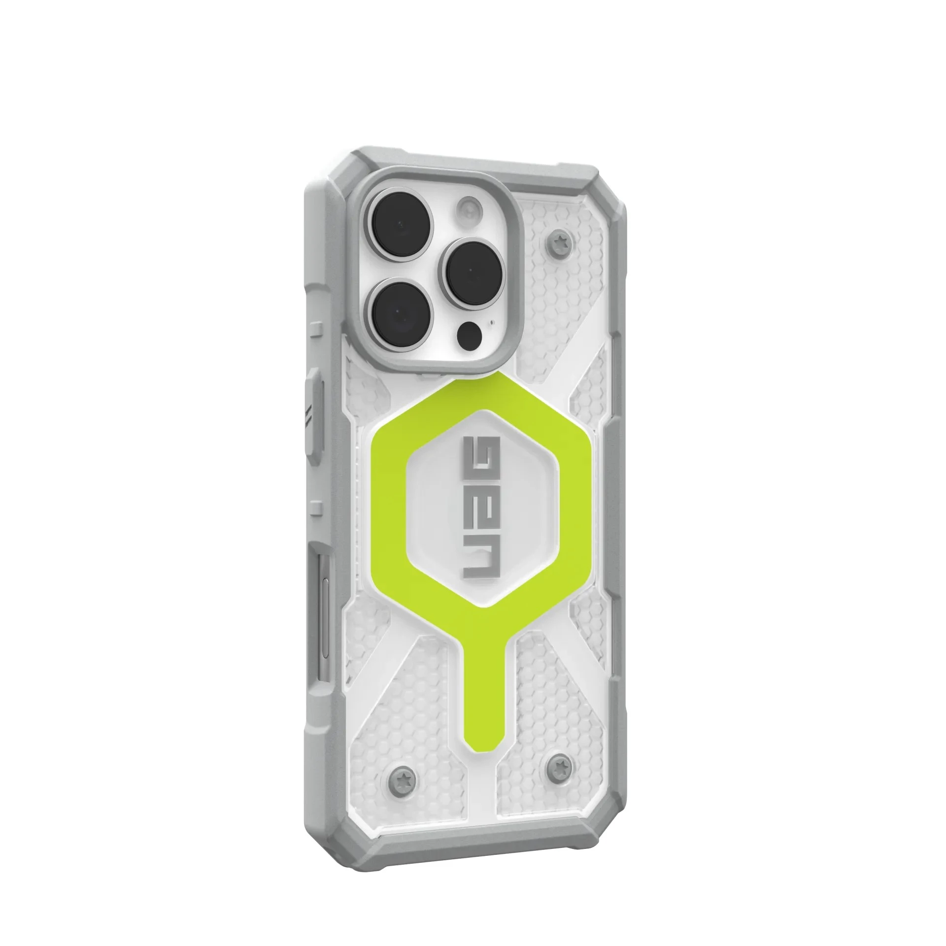 Чохол UAG для iPhone 16 Pro, Pathfinder Clear Magsafe, Active Neon - 2