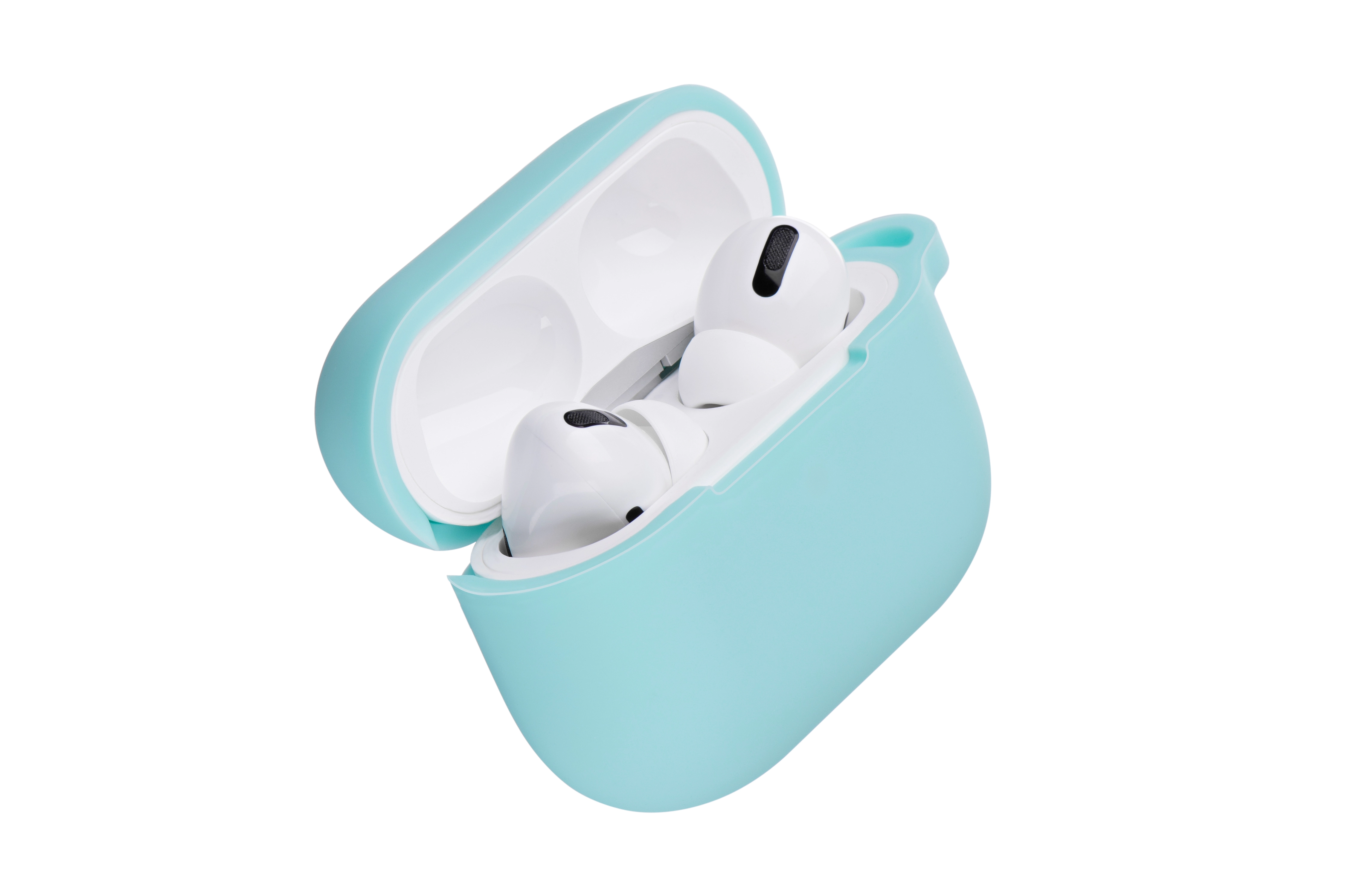Чохол 2Е для AirPods Pro (Gen 1-2, 2019-2022), Pure Color Silicone (2.5mm) , зелений світлий - 2