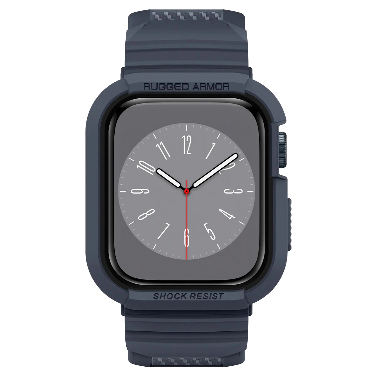 Чохол та ремінець 2в1 Spigen для Apple Watch 45-44mm, Rugged Armor Pro, Charcoal Gray