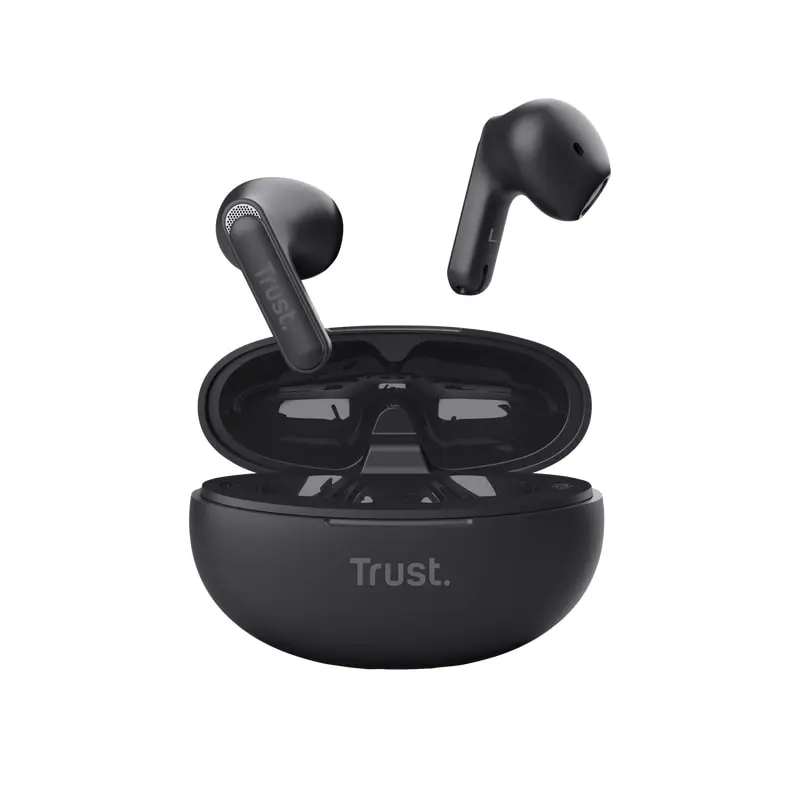Навушники TWS Trust Yavi Earphones BT 5,3, ENC, SBC, Mic, Чорний