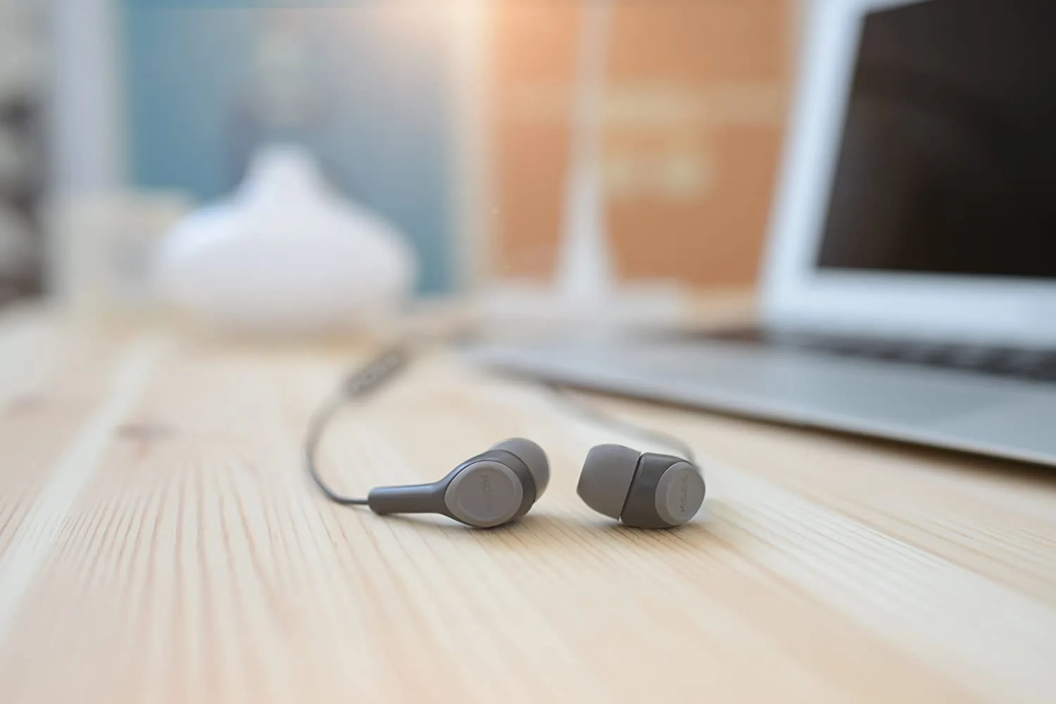 Навушники In-Ear Koss KEB15iGRY, 3,5 mini-jack, Mic, Сірий - 2