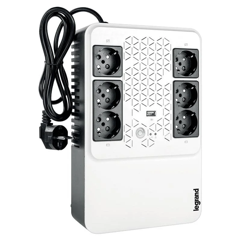 Джерело безперебійного живлення Legrand Keor Multiplug, 800VA/480W, USB, 6хSchuko, USB - 2