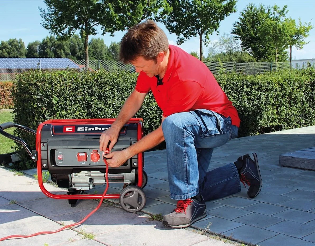 Генератор бензиновий Einhell TC-PG 35/E5, 230В (1 фаза), 2.6/3.1кВт, ручний старт, AVR, 41.2кг - 2