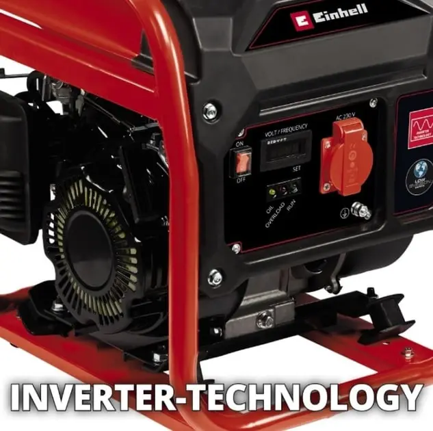 Генератор бензиновий інверторний Einhell TC-IG 1100, 1.1кВт, 3600об/хв, 1х230В(1 фаза), 4.35А, бак 6 - 2