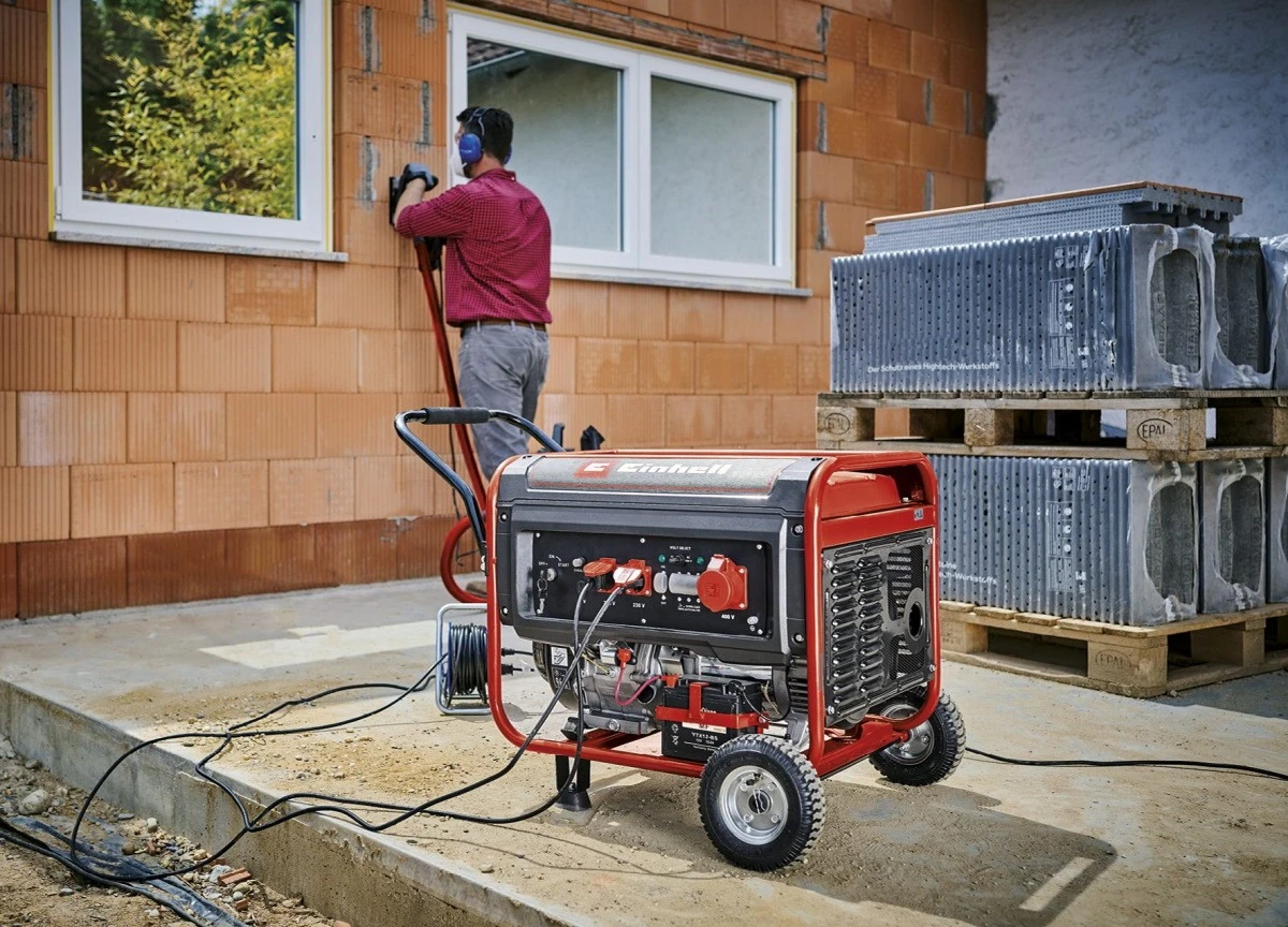 Генератор бензиновий Einhell TC-PG 65/E5, 230В/380В, 3.6кВт (макс. 6.51кВт), електростарт, 25л, 83кг - 2