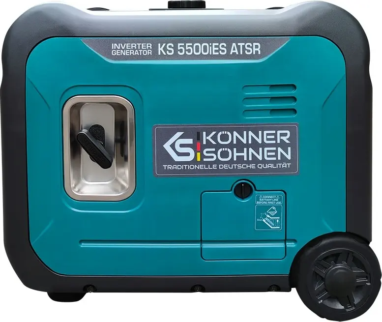 Генератор інверторний бензиновий Konner&Sohnen  KS 5500iES ATSR, 230В, 5.5кВт, АВР(ATS), електростар - 2
